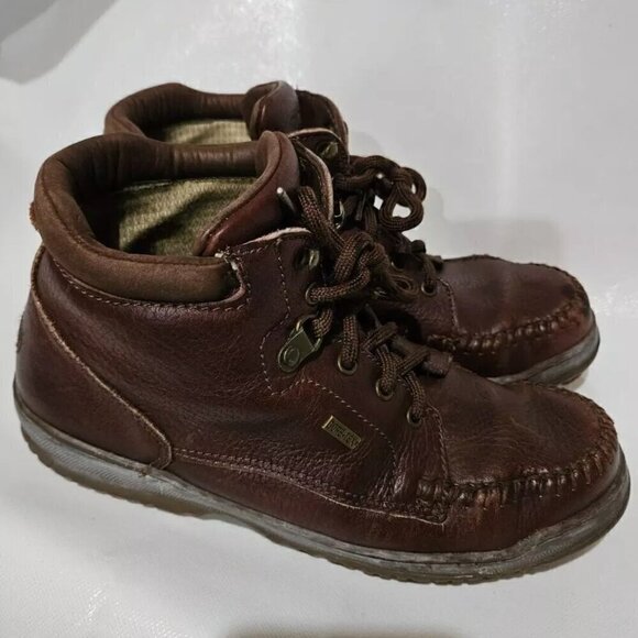 Rocky Boots Men\'s 8 Medium Brown Leather Hiking Camping Gore Tex Made In Usa main image 6